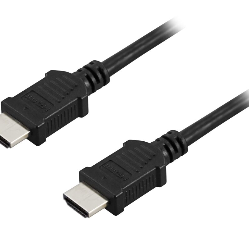 DELTACO HDMI kabel - HDMI (han) til HDMI (han) - 2 m - sort - 4K