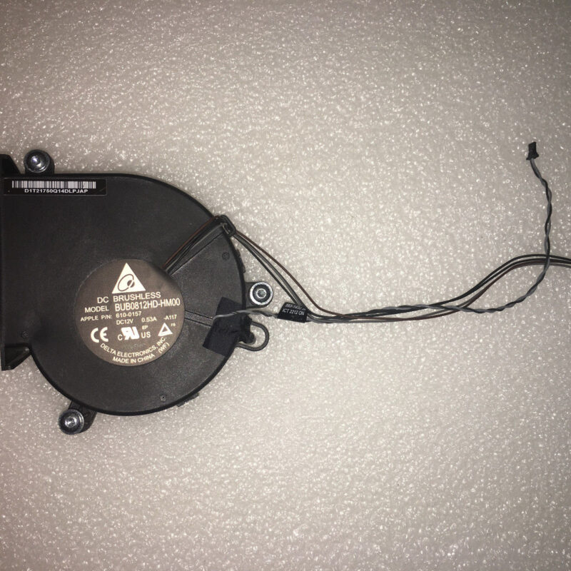 27" Thunderbolt Cinema Display MC914LL/A A1407 Cooling Fan 610-0157.